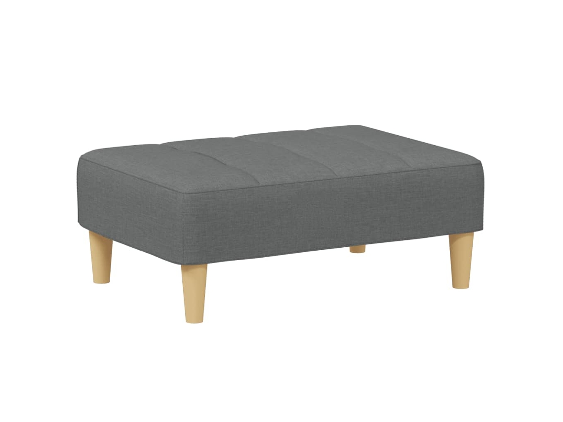 Footstool, Footstools Vidaxl Cinzeto Tecido (n/a)