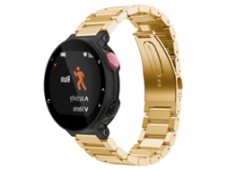 Bracelete para Garmin XIAOMOYU Forerunner 220 / 735 / 735xt / 230 / 235 Metal Liberação Rápida Três Contas Dourada