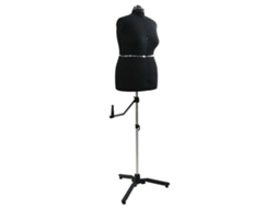 Vidaxl Forma De Vestido Ajustável Feminina Preto L Veludo