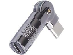 Adaptador Usb c/usb para Usb em Alumínio com Ângulo de 90 Graus para Dispositivos SFUSHOS