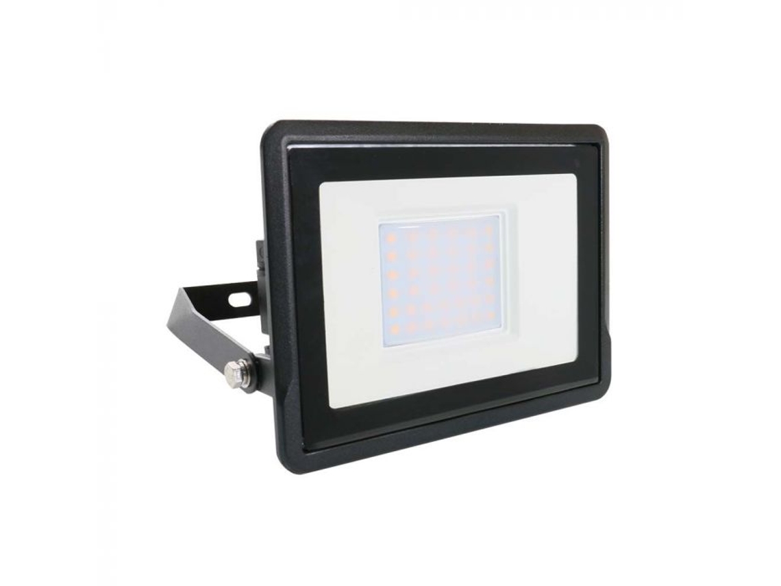 Projetor Led Chip Samsung Direct Connection 30w 6500k Preto V Tac