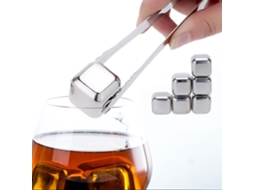 Cubos de Aço Inoxidável, Pacote com 6 BRILVIBERA