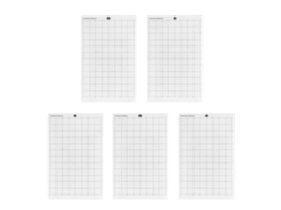 Conjunto de 5 peças de base de corte com adesivo de fixação 12x8 polegadas para Silhouette Cameo