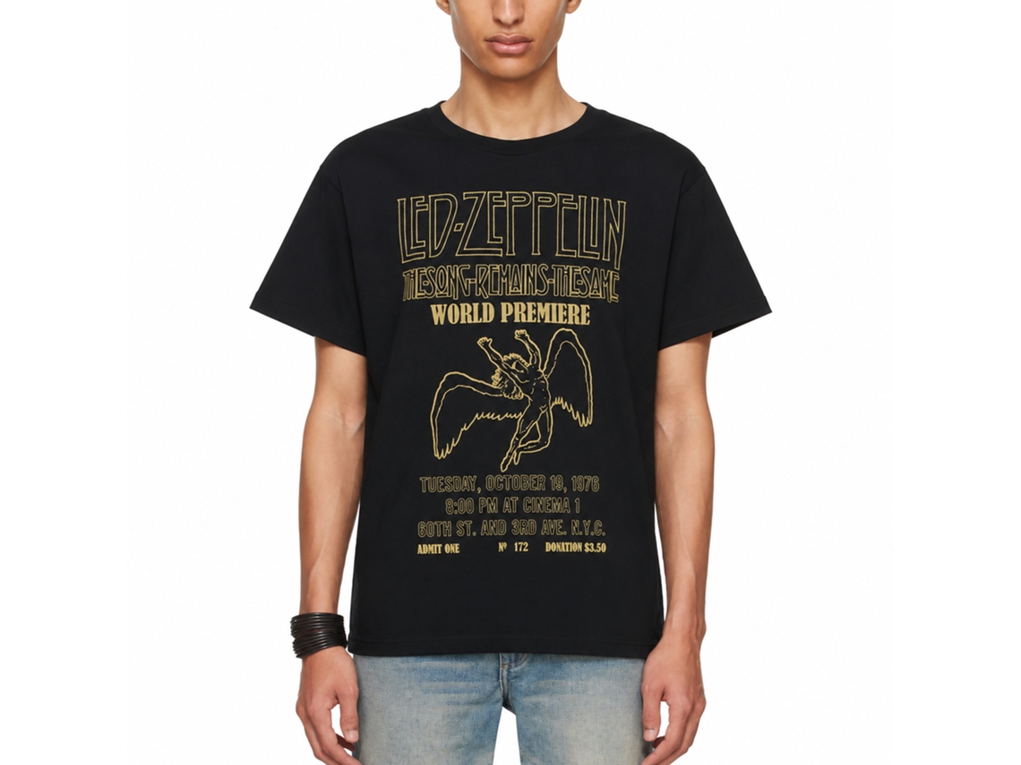 Led Zeppelin Song Remains The Same T-shirt Unisex Adults Size:s