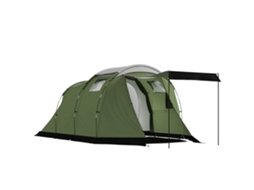 Barraca de camping 3-4 pessoas, resistente, impermeável, com cabine e vestíbulo