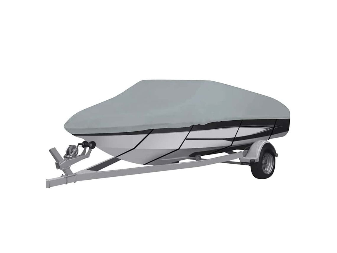 Vidaxl Cobertura Para Barcos 410x110x40 Cm Cinzento