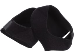 Calcanhares De Silicone E Nylon, Respiráveis E Flexíveis, Para Sapatos E Botas Esportivas, Capa Protetora Preta