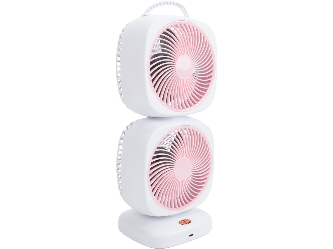 Ventilador De Mesa Em Formato Avião, Com 5 Velocidades E Rotação 360