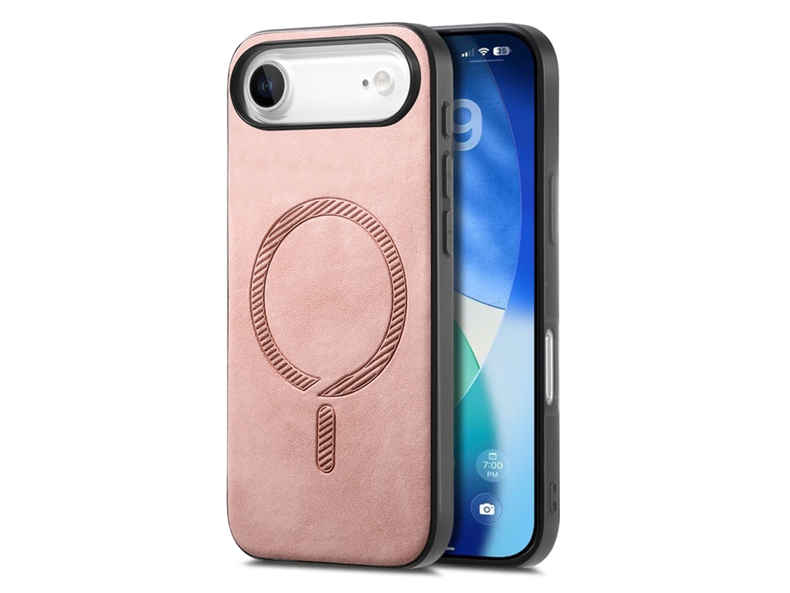 Capa Para Iphone Air Magsafe Skin-touch - Rosa