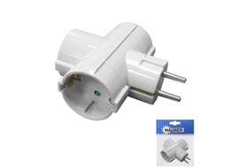Adaptador / ladron triple schuko 16 a. 250 v.