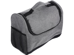Bolsa de bar portátil Veemoon em nylon com compartimento acolchoado para jarras e utensílios, altura ideal para viagens.
