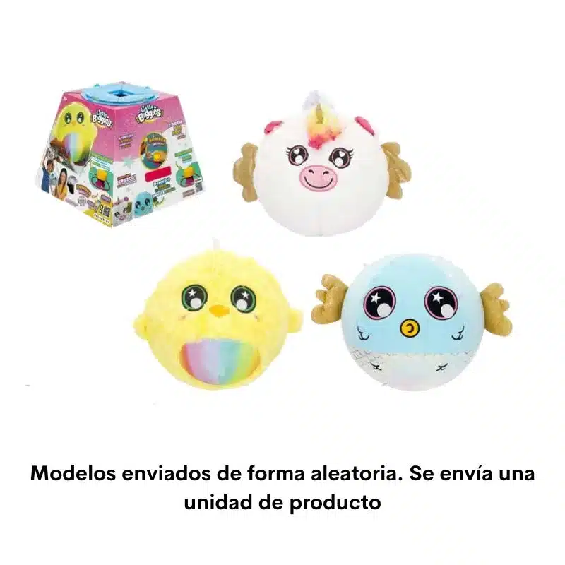 Peluches Hinchables Little Biggies 22cm Modelos Surtidos 47795 Color Baby Colorbabymás De 2 Años