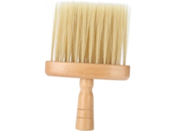 Escova De Cabelo Confortável Labrimp Com Cabo Madeira E Cerdas Nylon Para Remover Cabelos Poeira Do Pescoço, Ideal Para
