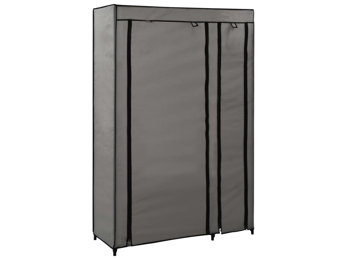 Conjunto 1 Folding Wardrobe, Folding Wardrobes Vidaxl Cinzeto Tecido (n/a)
