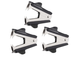 Lurelia Removedor De Agrafos, Pack De 3, Metal, Resistente, Universal