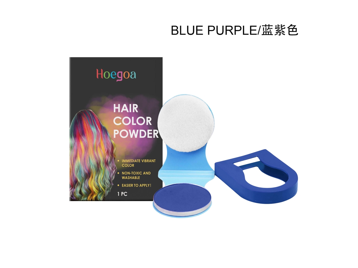Tinta de Cabelo Azul Roxo, Cor Duradoura e de Fácil Aplicação LAXISCREED