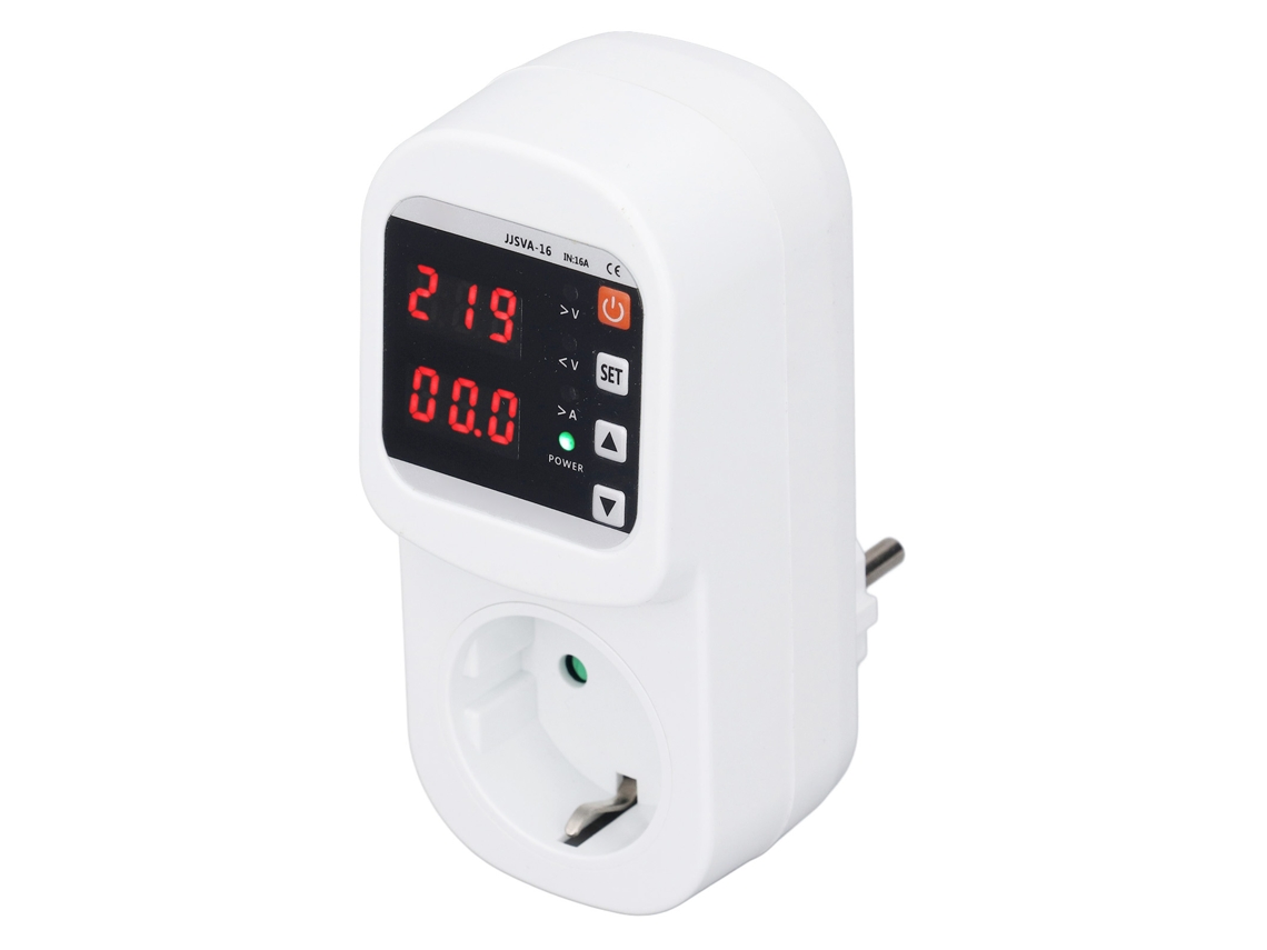 Protetor De Tensão E Corrente Com Tela Led Lcd