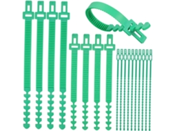 Conjunto De 18 Tiras De Plástico Verde Para Amarrar E Sustentar Árvores | Use