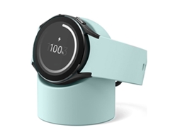 Suporte Carregamento Hexinyigjly Para Galaxy Watch 8/7/6/5,silicone, Gestão Cabos, Carregador Não Incluído Verde Claro