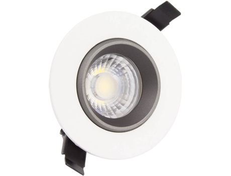 Foco Downlight LED PRISMICA DOWN3424_7509 (Branco - Alumínio - 7W)