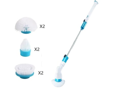 Escova de limpeza rotativa elétrica Turbo Scrub Um total de 6 escovas TOFOCO