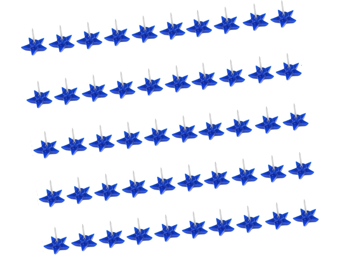 100 Peças De Tachinhas Decorativas Em Formato Estrela, Feitas De Resina, Para Quadros De Avisos Escritório E Escola