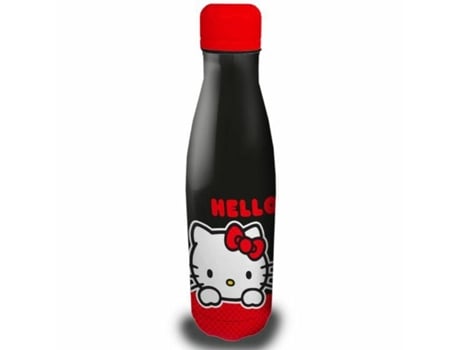 Garrafa De Água Coriex Hello Kitty 500ml Para Atividades E Viagens Tampa Prática