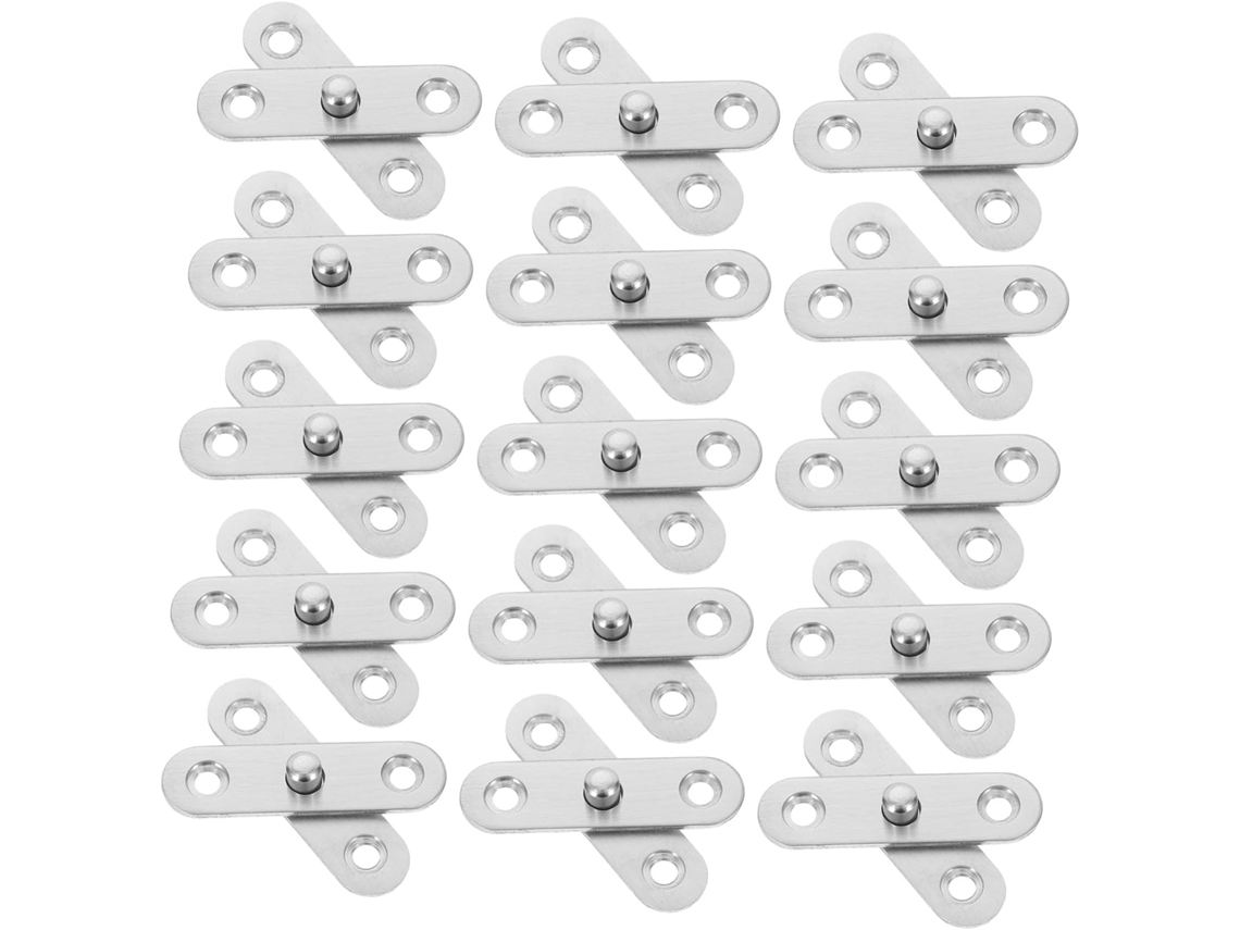 Conjunto De 20 Dobradiças Giratórias Para Portas, Ocultas Com Pivô