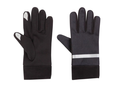 Luvas De Corrida Athli Tech Warm Touch Para Homens Preto
