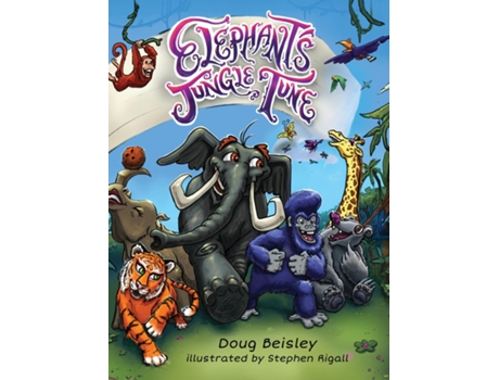 Livro Elephants Jungle Tune de Douglas Beisley (Inglês)