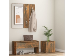 Conjunto De Móveis De Corredor Derivados De Madeira Fumado Lovely Home
