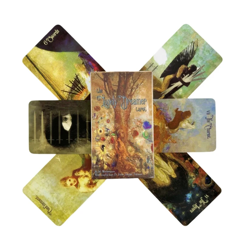 Jogo De Tarot Sonhador Solitário - Baralho De Adivinhação (versão Em Inglês) - Tabuleiro De Oráculo