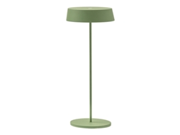 Luminária De Mesa Portátil Inemuri Com Led Verde, 2,2 W, 2700 K, Ip54, Recarregável Via Usb, Com Dimmer De Toque Integrado - Rossini Illuminazione