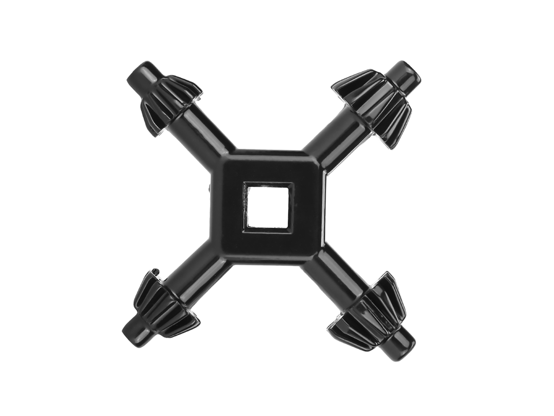 Laxiscreed Chave De Estriado Multi-funcional Em Liga Para Ferramentas Manuais, Design 4 Em 1