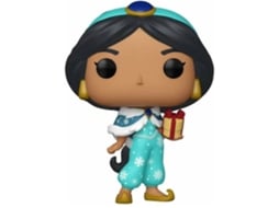 Figura FUNKO Pop! Disney Princesses: Jasmine - Natal (Outlet Caixa Aberta - Possível Chase)