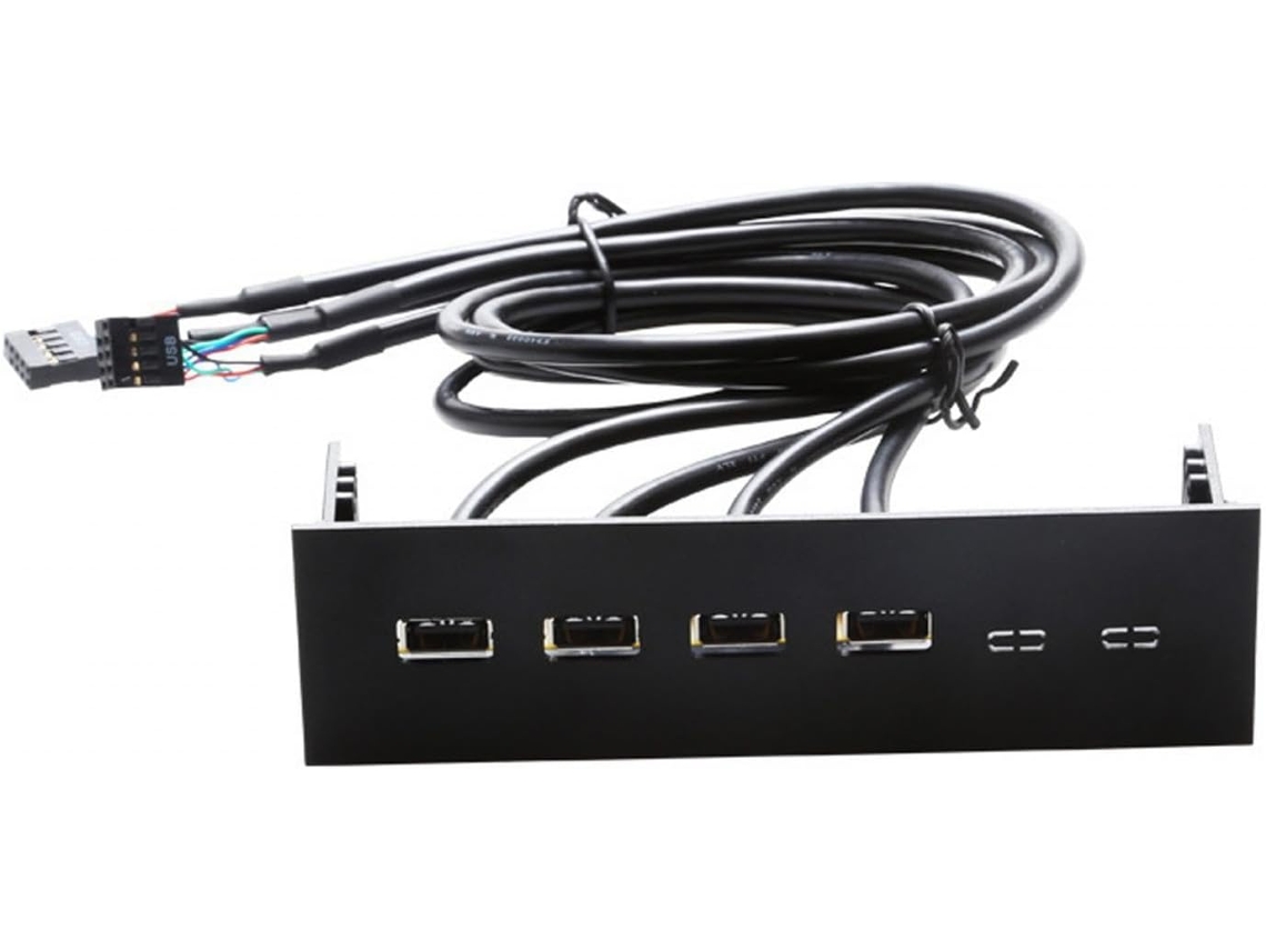 Hub Usb De 5,25 Polegadas Para Painel Frontal Computador, Com 4