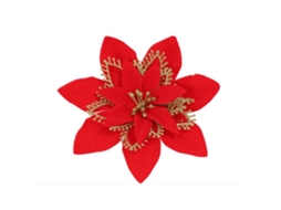 Laxiscreed Flores Natalícias De 20cm Para Decoração Festiva De Natal E Férias De Alta Qualidade