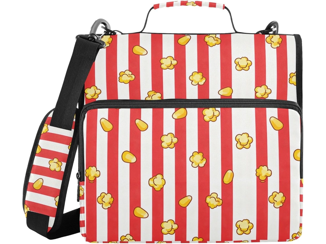 Organizador Com Zíper E Alça, Vários Bolsos, 3, 8cm 1, 5 Polegadas, 3 Estojos Em Formato De Sino, Pasta, Acessórios De