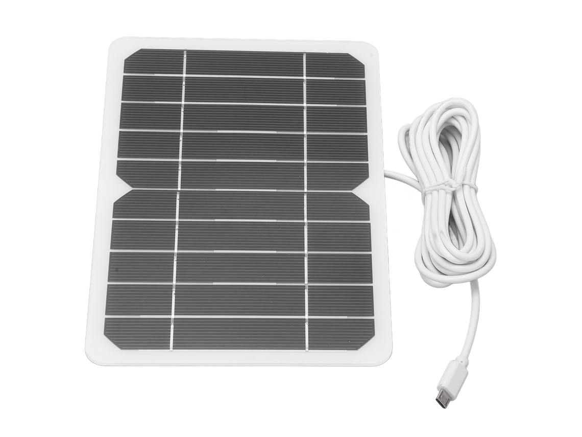 Carregador Solar Diy com Painel Solar Policristalino de 5w e 5v Saída Micro Usb para Celular BRILVIBERA