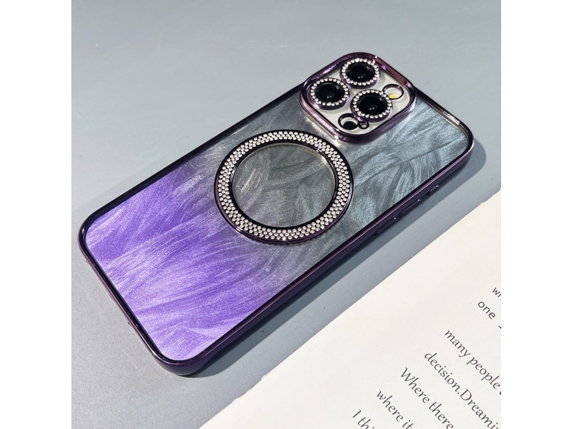 Zsanfs Capa Para Iphone 13 Pro, Cor Roxo