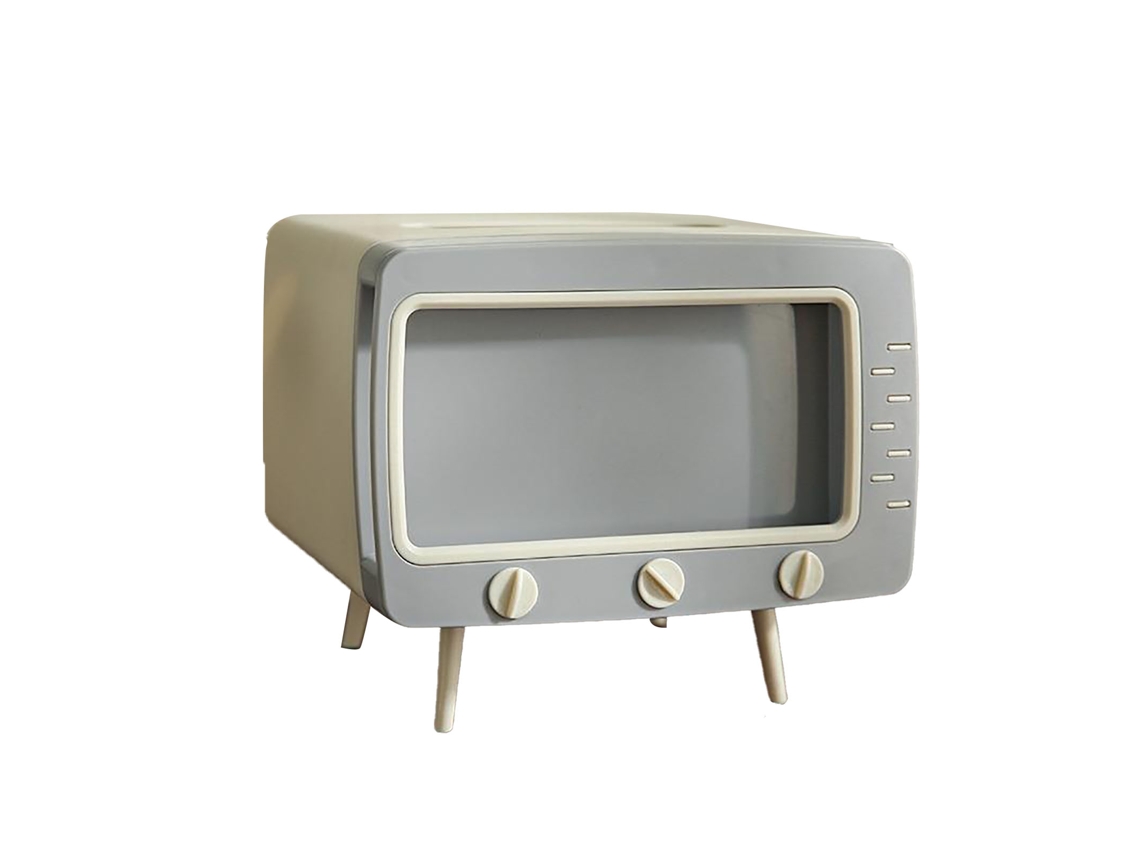 Caixa de guardanapos em forma de TV, decorativa | S/MARCA