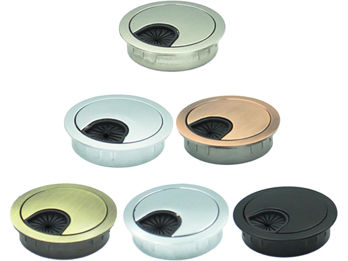 Conjunto de 6 peças protetoras para furos em linhas de mesa, Ideais