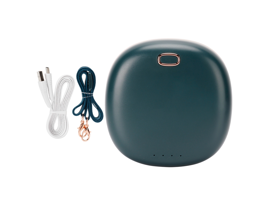 Ventilador Portátil Sem Lâmina Usb para Pescoço Verde