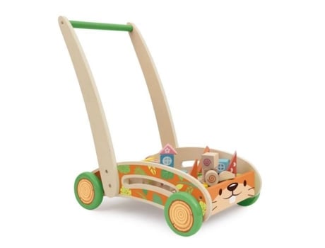 Carrinho de passeio - SEVI - 44 peças - Madeira Eco Smart - Multicolorido - Para bebês