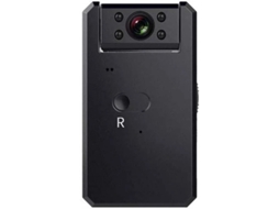 Minicâmera espiã 1080p HD 150° com visão noturna infravermelha para esportes, garagem, casa e carro, Android/iOS, preta. Bestvite