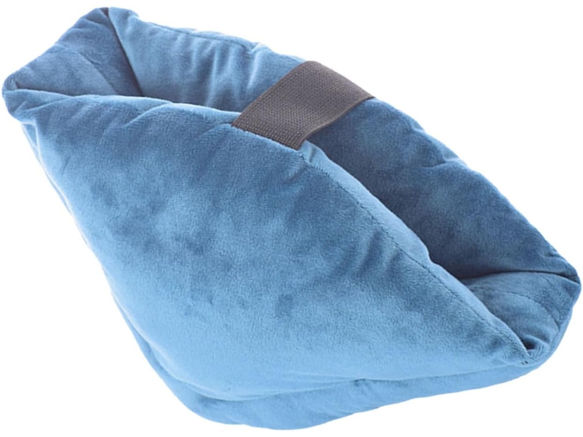 Protetor De Calcanhar Reutilizável Packove Para Uso Doméstico, Acessório Para Calcanhar, Veludo Cristal Azul