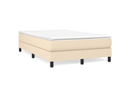 Box Spring Bed, Box Spring Beds Vidaxl Creme Tecido (120 X 200 Cm)