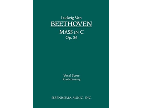 Livro Mass in C Op86 Vocal score de Ludwig Van Beethoven (Inglês)