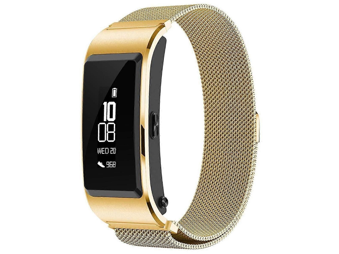 Pulseira Xdfind Milanese Em Aço Inoxidável De 16 Mm Para Huawei Band B6 / B7