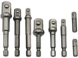 Conjunto De 8 Adaptadores Soquete Viagasafamido, 1 4, 3 8, 1 2 Polegadas, Extensão Para Chave De Impacto, Ideal Para